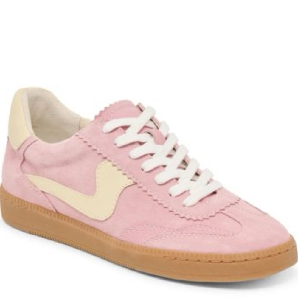 Dolce Vita Notice Sneakers Pink Suede 8.5 Like New